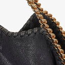 Stella McCartney Black Falabella Tote Vegan Shaggy Deer