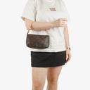 Louis Vuitton Pochette Accessoires Monogram Canvas Clutch Bag