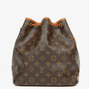 Louis Vuitton Petit Noe Malletier Monogram Canvas Shoulder Bag