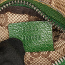 Gucci GG Beige/Green Monogram Canvas Belt Bag