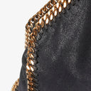 Stella McCartney Black Falabella Tote Vegan Shaggy Deer