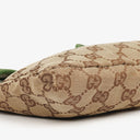 Gucci GG Beige/Green Monogram Canvas Belt Bag
