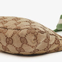 Gucci GG Beige/Green Monogram Canvas Belt Bag