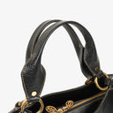 Cartier Marcello de Cartier Pebbled Leather Handle Bag