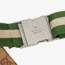 Gucci GG Beige/Green Monogram Canvas Belt Bag