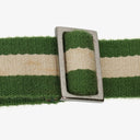 Gucci GG Beige/Green Monogram Canvas Belt Bag