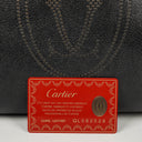 Cartier Marcello de Cartier Pebbled Leather Handle Bag