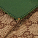 Gucci GG Beige/Green Monogram Canvas Belt Bag