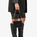 Chanel Mini Flap Bag Black Quilted Lambskin With 24K Gold-Plated Hardware