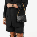 Chanel Mini Flap Bag Black Quilted Lambskin With 24K Gold-Plated Hardware