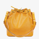 Louis Vuitton Petit Noe Yellow EPI Leather Shoulder Bag