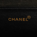 Chanel Black Double-Sided Flap Bag In Quilted Patent Leather