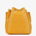 Louis Vuitton Petit Noe Yellow EPI Leather Shoulder Bag