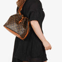 Louis Vuitton Petit Noe Malletier Monogram Canvas Shoulder Bag
