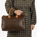 Louis Vuitton Speedy 35 Monogram Canvas Handbag