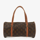 Louis Vuitton Papillon 30 Vintage Monogram Canvas Handbag With Mini Papillon Pochette