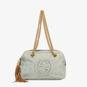 Gucci Soho Denim Chain Shoulder Bag