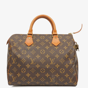 Louis Vuitton Speedy 30 Monogram Canvas Handbag
