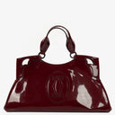Cartier Marcello de Cartier Patent Leather Handle Bag