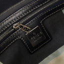 Fendi Navy Canvas Handbag