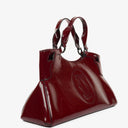 Cartier Marcello de Cartier Patent Leather Handle Bag