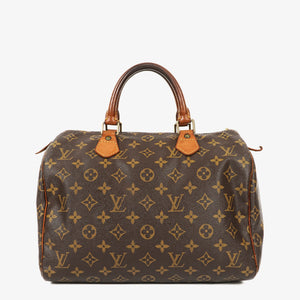 Louis Vuitton Speedy 30 Monogram Canvas Handbag