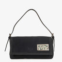 Fendi Navy Canvas Handbag