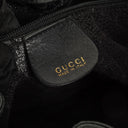 Gucci Ophidia Web Stripe Black Leather Bucket Bag