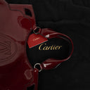 Cartier Marcello de Cartier Patent Leather Handle Bag