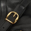 Gucci Ophidia Web Stripe Black Leather Bucket Bag