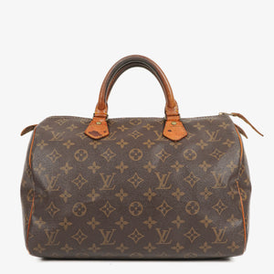 Louis Vuitton Speedy 30 Monogram Canvas Handbag