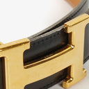 Hermes 32mm Box Leather Black H Belt&nbsp;