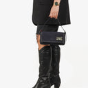 Fendi Navy Canvas Handbag
