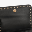 Valentino Garavani Rockstud Black Leather Shoulder Bag