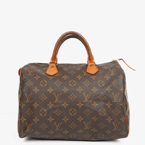 Louis Vuitton Speedy 30 Monogram Canvas Handbag