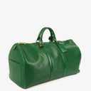 Louis Vuitton Keepall 55 Green EpI Leather Travel Bag