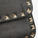 Valentino Garavani Rockstud Black Leather Shoulder Bag