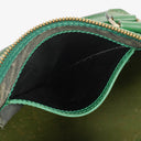 Louis Vuitton Speedy 30 Green EPI Leather Handbag