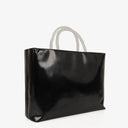 Prada Spazzolato Nero Leather Handbag