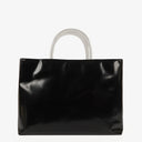 Prada Spazzolato Nero Leather Handbag