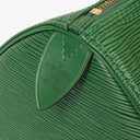 Louis Vuitton Speedy 30 Green EPI Leather Handbag