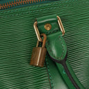 Louis Vuitton Keepall 55 Green EpI Leather Travel Bag