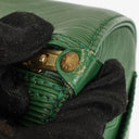 Louis Vuitton Speedy 30 Green EPI Leather Handbag