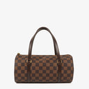 Louis Vuitton Papillon 25 Damier Ebene Canvas Handbag