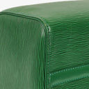 Louis Vuitton Speedy 30 Green EPI Leather Handbag