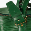 Louis Vuitton Keepall 55 Green EpI Leather Travel Bag
