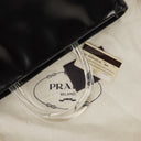 Prada Spazzolato Nero Leather Handbag