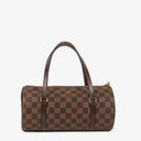 Louis Vuitton Papillon 25 Damier Ebene Canvas Handbag