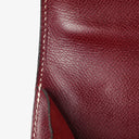 Hermes Sac a Depeches Rouge H Courchevel Leather 35cm Briefcase Bag
