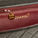 Chanel Medium Single Flap Bag Black Quilted Lambskin With Gold-Tone Hardware
